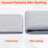 Homaxy 100% Cotton Waffle Weave Kitchen Dish Cloths, Ultra Soft Absorbent Quick Drying Dish Towels, 12 x 12 Inches, 6-Pack, Light Gray...