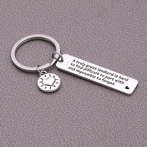Landlord Gift Financial Advisors Gift Neighbors Gift Moving Away Keychain Landlord Appreciation Jewelry Neighbor Keychain Going Away Keychain Land...