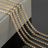 YOUBEIYEE 10 Meters Aluminum Jewelry Making Chains Bulk Delicate Embossed Curb Link Chain Gold Plated Chain on Spool with Jewelry Making Supplies...