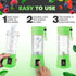 Portable Blender - Compact and USB Rechargeable Personal Travel Blenders for Smoothies, Shakes and Ice - Mini Fruit Juice Mixing Shaker Bottle - 3...