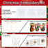 Nuberlic 3 Pc Christmas Embroidery Kit for Beginner Adults Kids with Santa Snowman Owl Patterns Stamped Cross Stitch Kits with 3 Embroidery Hoops ...