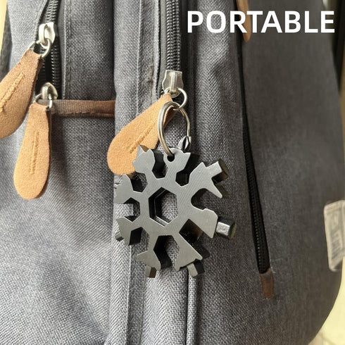 Gifts for Men, FODARSAI 18-in-1 Snowflake Multi Tool, Stocking Stuffers for Men, Cool Camping Tool Gadgets for Men, Unique Gifts for Dad, Husband,...