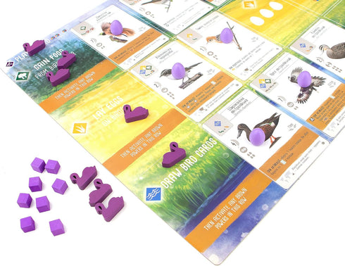TowerRex Wingspan Player Tokens Set - Player Tokens - Wingspan Board Game Upgrade Kit...