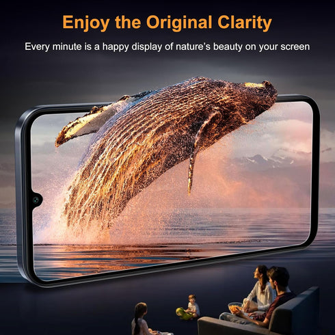 LYWHL 3 Pack for Samsung Galaxy A25 5G Screen Protector, Tempered Glass HD Clear 9H Hardness Protector Film for Galaxy A25 5G, Anti Scratch Bubble...