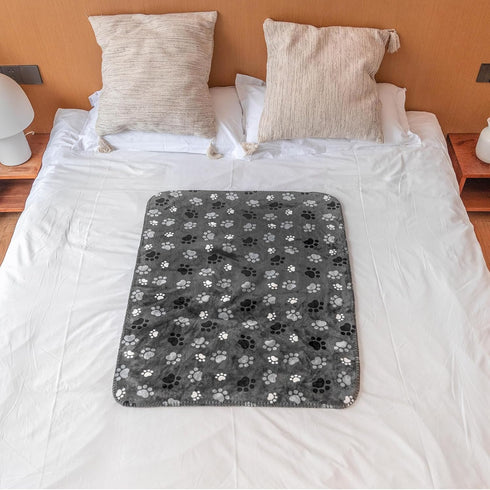 Waterproof Pet Blanket Dog Blankets, Pattern Printing Super Soft Warm Fluffy Facecloth Sofa Car Bed Protector, Urine Proof Washable Outdoor Pet Bl...