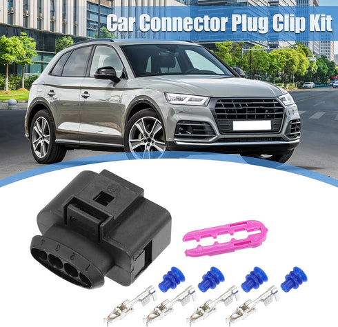 uxcell 6 Set 4 Pin No.1J0973724 Ignition Coil Coilpack Connector Adapter Plug Clip Kit Replacement for VW for Audi for Seat for Skoda...