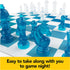 Pack & Go Chess & Checkers Board Game from Spin Master Games Portable 2-Player Games Chess Board Chess Set for Adults and Kids Ages 8 and up...