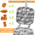 Assorted Cookies Without Filling - 11 Aluminum Marker Pastry Baking Tool...