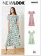 New Look Misses' Dress Sewing Pattern Kit, Code N6693, Sizes 4-6-8-10-12-14-16...