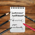 6 Pack Waterproof Notebook,3" x 5" Top-Spiral Pocket Notepad,All-Weather Pocket Notepad for Office Outdoor Recording,Little Mini Memo Steno Note P...