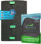 Breathe Naturally Universal Cut to Fit Carbon Activated Air Filter - Replacement Charcoal Filters - Pre Filter Carbon Sheet for Air Purifier, Vent...