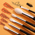 BEILI Eye Makeup Brushes 6pcs Eyeshadow Brushes Natural Goat Professional Makeup Brushes Set for Eyeshadow, Blending, Eyebrow, Highlighter...