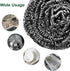 10 Pcs Stainless Steel Scrubbers,Dish Scrubbers,Steel Wool Scrubbers for Cleaning Pots and Pans,Kitchen Sinks,Household...