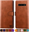 SUANPOT for Samsung Galaxy S10+ /S10 Plus 6.4 (Not Fit S10,S10e) Leather Wallet case with RFID Blocking Credit Card Holder, Flip Folio Book Cell P...