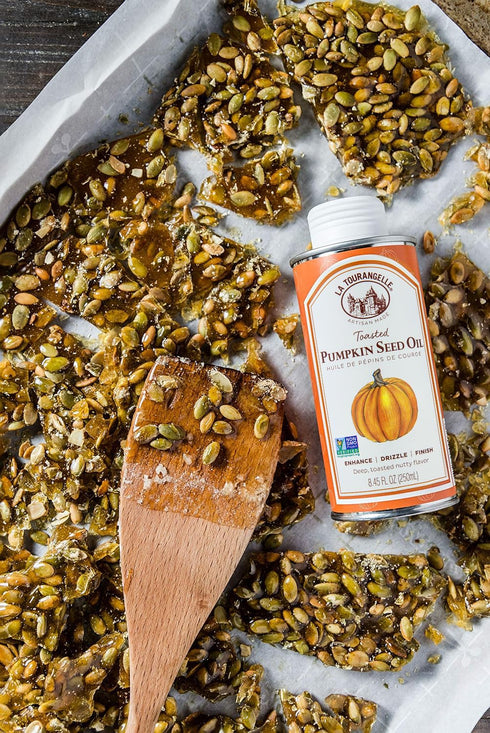 La Tourangelle, Toasted Pumpkin Seed Oil, Great for Cooking, Salad Dressings, Pastas, and Spreads - Health and Beauty Oil, 8.45 fl oz...