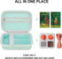 Hard Travel Case for Yoto Mini (2024 Edition) Kids Screen-Free Bluetooth Audio Player, Storage Holder Protection Case with Zipper Mesh Pocket for ...