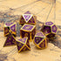 Metal D&D Dice Set, HNCCESG Polyhedral DND Dice for Role Playing Dungeons and Dragons Pathfinder RPG MTG Board Games Tabletop Gaming Shadowrun War...