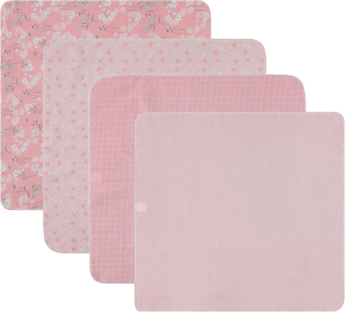 Cudlie 4 Pack Receiving Blankets: Ultra-Soft Essentials for Baby Boys and Girls, Swaddling, Cuddling and Nursing. Multipack for Infants, Newborns ...