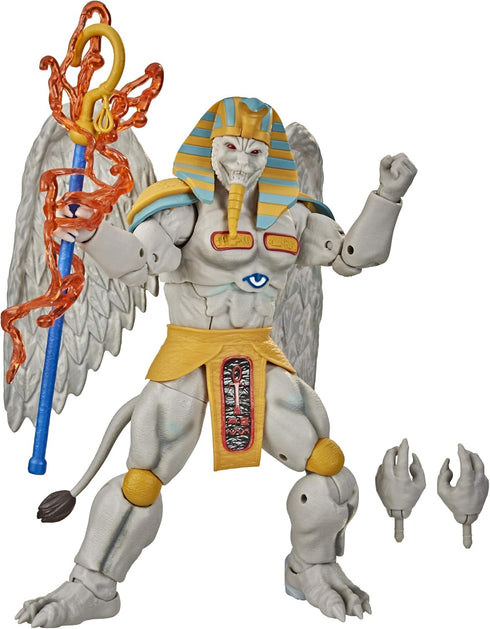 Power Rangers Lightning Collection Monsters Mighty Morphin King Sphinx 8-Inch Premium Collectible Action Figure Toy with Accessories...