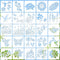 6 Inch Wildflower Stencils Reusable Spring Flower Stencils for Painting on Wood, 25 Pieces Floral Stencil DIY Craft Template for Painting on Furni...