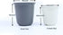 ALL in ONE Mini Plastic Plant Flower Pots for Plants Flowers Succulents Home Office Table Decoration (S-White)...