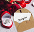 ABSOFINE 25 Pcs Mini Envelopes with Heart Shaped Clasp,Mini Kraft Paper Envelopes, Small Envelope with Blank Cards for Business Card, Weddings Fav...