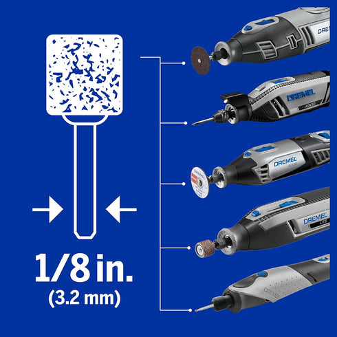 Dremel 734-01 Metal Cutting Rotary Tool Accessories Kit - 16 Piece Set - Includes Engraving Bit, Grinding Stones, and Carbon Steel Brush, Blue...