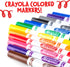Crayola Broad Line Markers - Green (12ct), Markers for Kids, Bulk School Supplies for Teachers, Nontoxic, Marker Refill with Reusable Box...