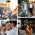 Bucket Purses for Women, Mini Leather Woven Bucket Bag Drawstring Purse Hobo Crossbody Bucket Handbags...
