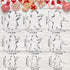 CHENGU 9 Pcs Gingerbread Man Cookie Cutters Christmas Gingerbread Boy and Girl Cookie Cutter Molds Set Funny Cute Stainless Steel Cookie Cutter Sh...