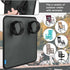 Xxerciz Camp Chair Cup Holder Phone Holder, Nylon Chair Armrest Drink Holder Universal Water Bottle Holder for Patio Recliner Chair, Beach Chair, ...