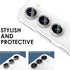 for Galaxy S24 Camera Lens Protector, Scratch-Resistant HD Clarity Ultra-Thin 9H Tempered Glass with Aluminum Edging, Individual Metal Lens Cover,...