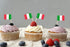 JBCD Italy Toothpick Flag Italian Mini Small Cupcake Topper Flags, 200pcs...