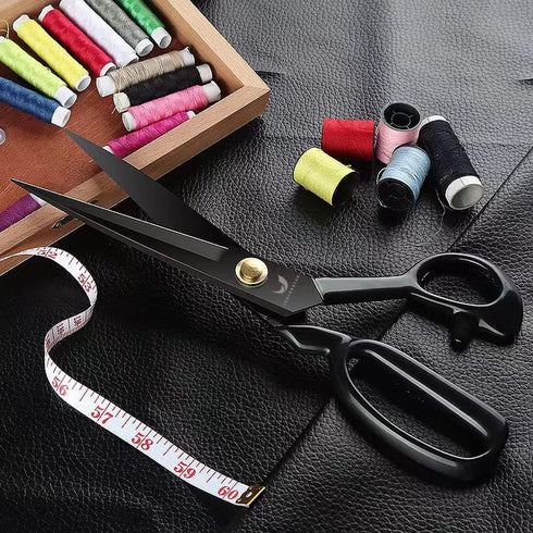 Fabric Scissors 10 Inch Sewing Dressmaking Scissors Professional Razor Sharp for Tailoring Leather Raw Materials - Japan High Carbon Steel Tailor ...
