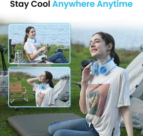 samply Ice Pack Wrap for Neck and Shoulders, Cold Packs for Injuries, Swelling and Pain Relief, Wearable Neck Cooling Towels for Reusable Cold Com...