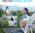samply Ice Pack Wrap for Neck and Shoulders, Cold Packs for Injuries, Swelling and Pain Relief, Wearable Neck Cooling Towels for Reusable Cold Com...