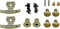 Dorman HW7322 Rear Parking Brake Hardware Kit Compatible with Select Models...