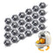 Self Adhesive Caster Wheels Modular Ball Casters for Kitchen Appliances 360° Rotation Swivel Wheel, DIY Assemble Sliders for Trash Can, Storage Bo...