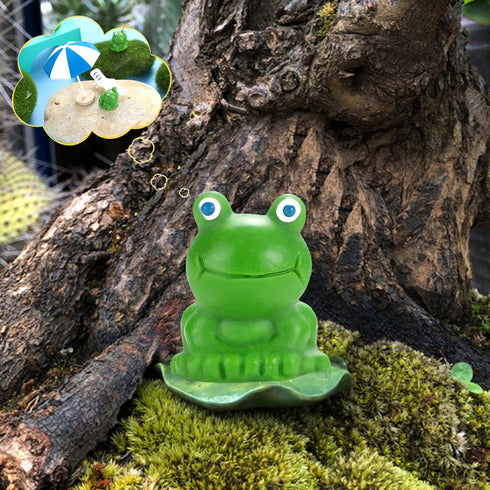 50 Pcs Mini Frog Garden Decor | Green Frog Figurines | Miniature Home Décor | Tiny Plastic Frogs | Fairy Garden Decor...
