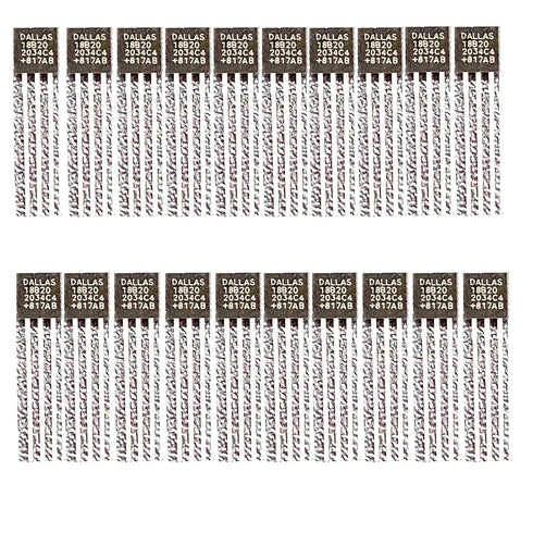 20PCS DS18B20 18B20 TO-92 3 Pins Wire Digital Thermometer Temperature IC Sensor...