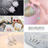 925 Sterling Silver Plated Earring Hooks 150 PCS/75 Pairs,Ear Wires Fish Hooks,500pcs Hypoallergenic Earring Making kit with Jump Rings and Clear ...