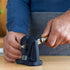 Opinel Manual Sharpener, Portable Compact Knife Maintenance and Sharpening Tool, Self Adjusting Angle, Silicone Padded Base, Blue,One Size,254562...