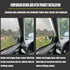 Side Window Wiper Premium All-Seasons Durable Stable And Quiet Rearview Mirror Windshield Wiper Universal Automotive Accessories (Sedan)...