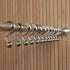 Luxury S Shower Curtain Hooks (12-Pack) Hotel Quality Silver Chrome Finish | Bathroom Accessories | Non-Slip Ball End | Easy to Hang...