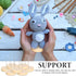 12 Pcs Crochet Doll Stand Wooden Emotional Support Pickle Knitted Doll Display Stand Single Double Steel Needle Doll Holder Felting Animal Doll To...