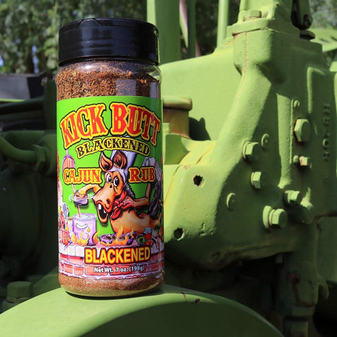 Kick Butt Gourmet Cajun Seasoning Spice Shaker - Spicy Cajun Seasoning Rub (7 oz) - Use for Creole Seasoning (Blackened Cajun)...