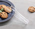 New Star Foodservice 35582 High Heat Plastic, Straight Edge Utility Tong, 6", Clear, Set of 12...