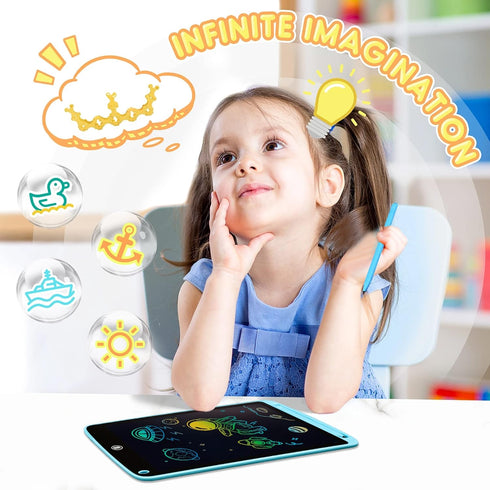 LCD Kids Electronic Writing Table - 10 Inch Colorful Drawing Doodle Scribbler Board for Toddler Magic Birthday Christmas Children's Day Gift for 3...