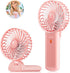 JZCreater Mini Handheld Fan,Portable Hand Held Fan, 15H Cooling Fan, Quiet 4 Speed, USB Rechargeable Battery Operated Desk Fan, Small Folding Elec...
