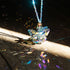 H&D HYALINE & DORA Crystal Glass Butterfly Car Key Charm Mirror Hanging Ornaments Gift (Butterfly-1)...